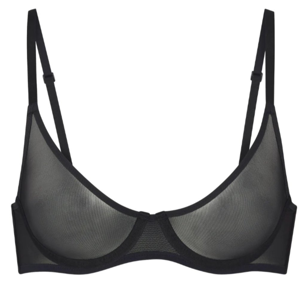 Skims Ultra Fine Mesh Scoop Bra 32DD